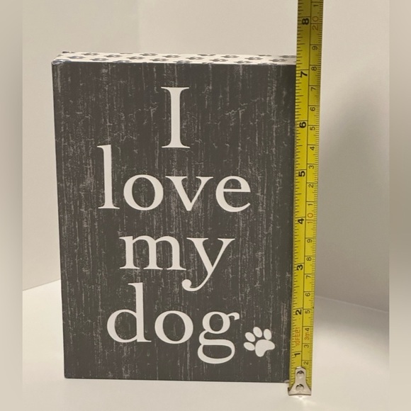 Black and White Dog Lover's Sign - Picture 5 of 6